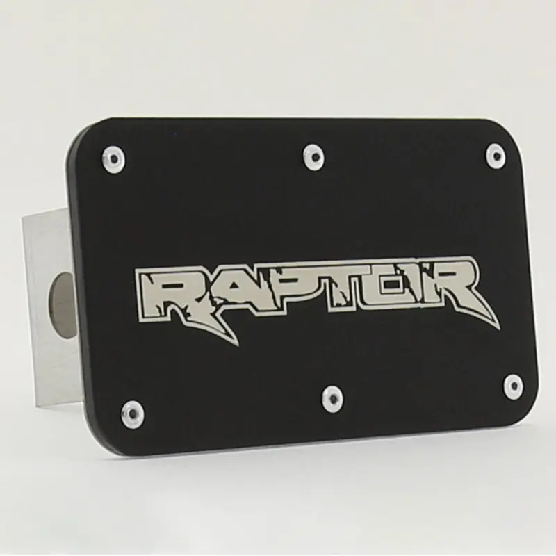 Ford Raptor Tow Hitch Cover Rugged (Matte Black) 1