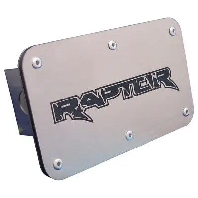Ford Raptor Trailer Hitch Plug (Brushed Chrome) 1