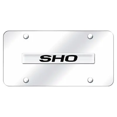 Ford Sho Name License Plate (Chrome On Mirrored) 1