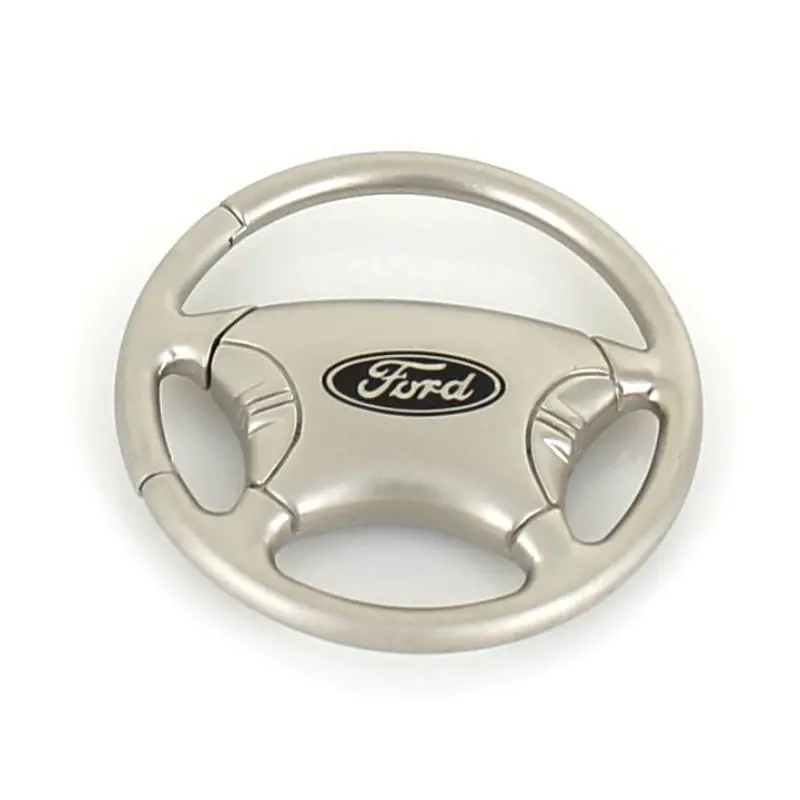 Ford Steering Wheel Keychain (Chrome) 1