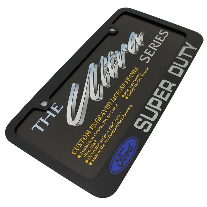Ford Super Duty License Plate Frame (Black) 2