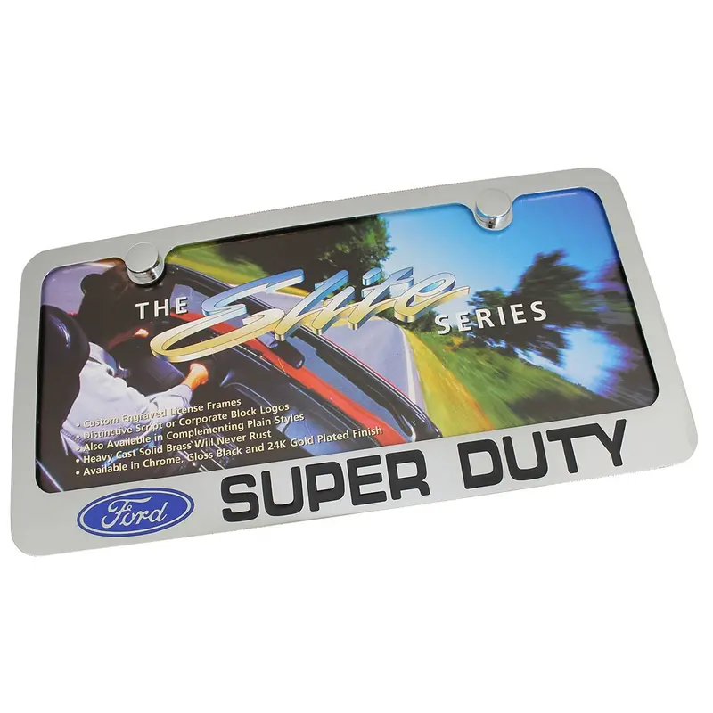 Ford Super Duty License Plate Frame (Chrome) 1