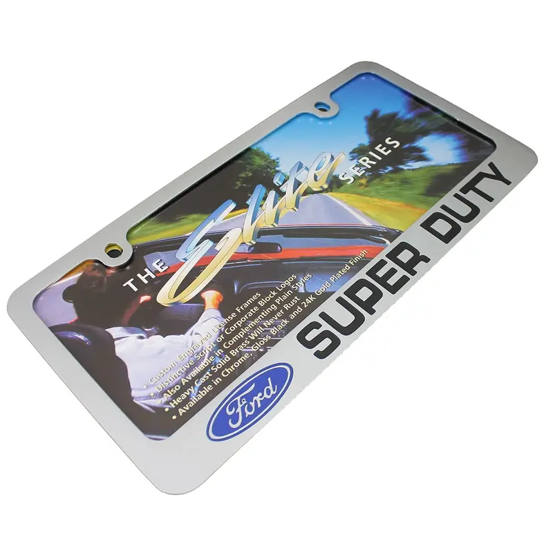 Ford Super Duty License Plate Frame (Chrome) 2