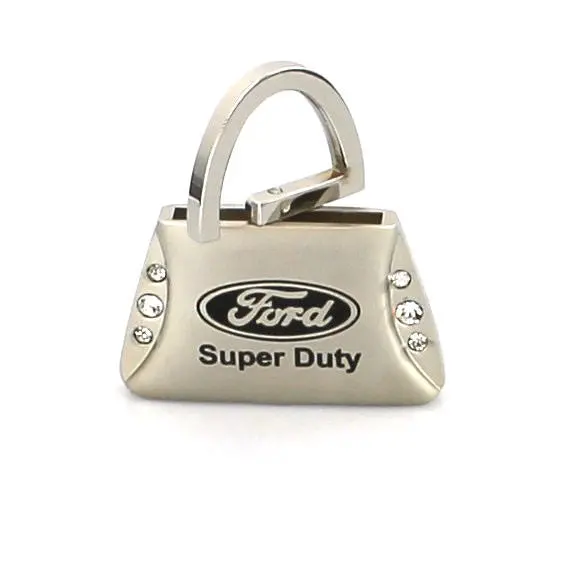 Ford Super Duty Purse Shape Key Chain (Chrome) 2