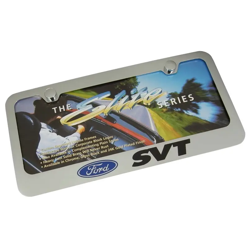 Ford Svt License Plate Frame (Chrome) 1