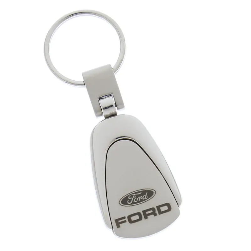 Ford Tear Drop Key Chain (Chrome) 1