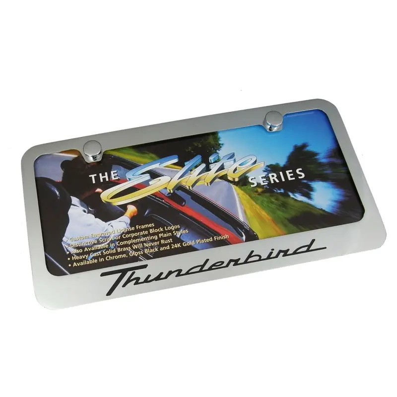 Ford Thunderbird License Plate Frame (Chrome) 1