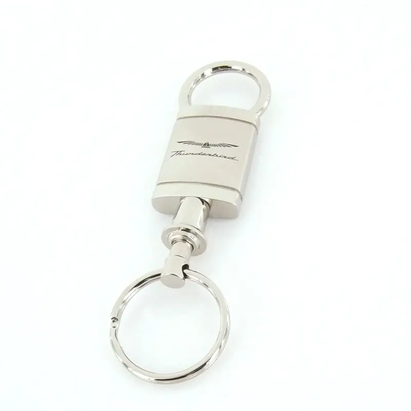 Ford Thunderbird Satin Valet Keychain (Chrome) 1
