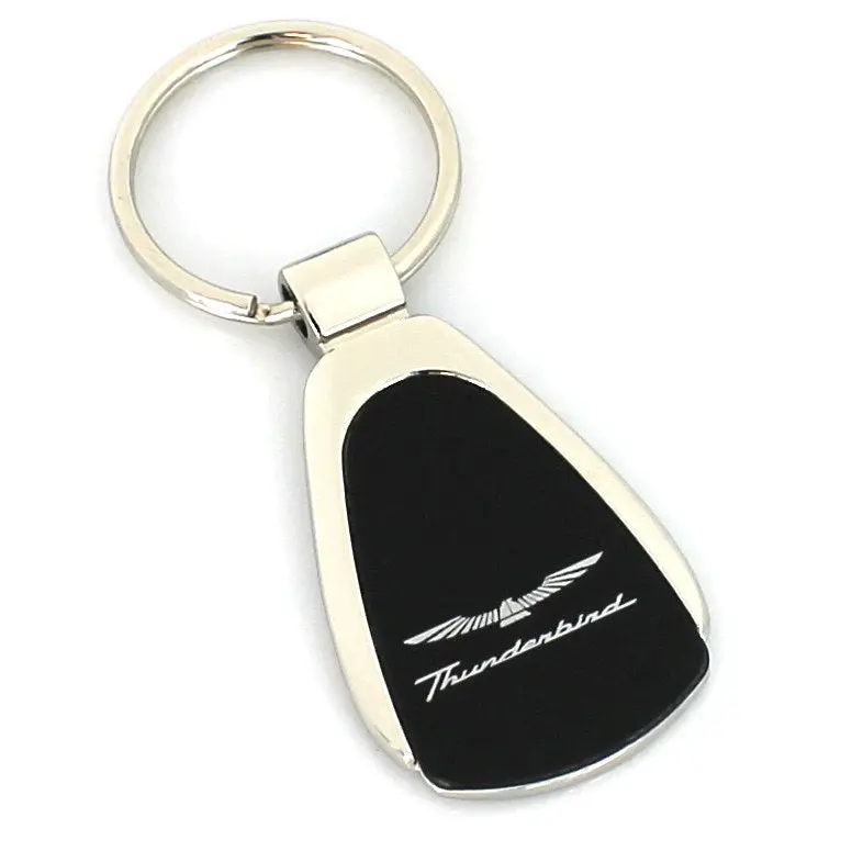 Ford Thunderbird Tear Drop Key Ring (Black) 1