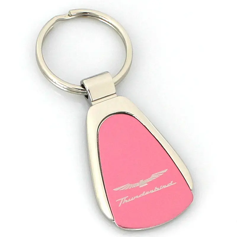Ford Thunderbird Tear Drop Key Ring (Pink) 1