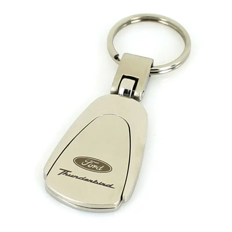 Ford Thunderbird Tear Drop Keychain (Chrome) 1