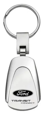 Ford Transit Connect Teardrop Key Chain (Silver) 1