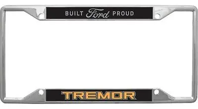 Ford Tremor Logo License Plate Frame (Chrome) 1
