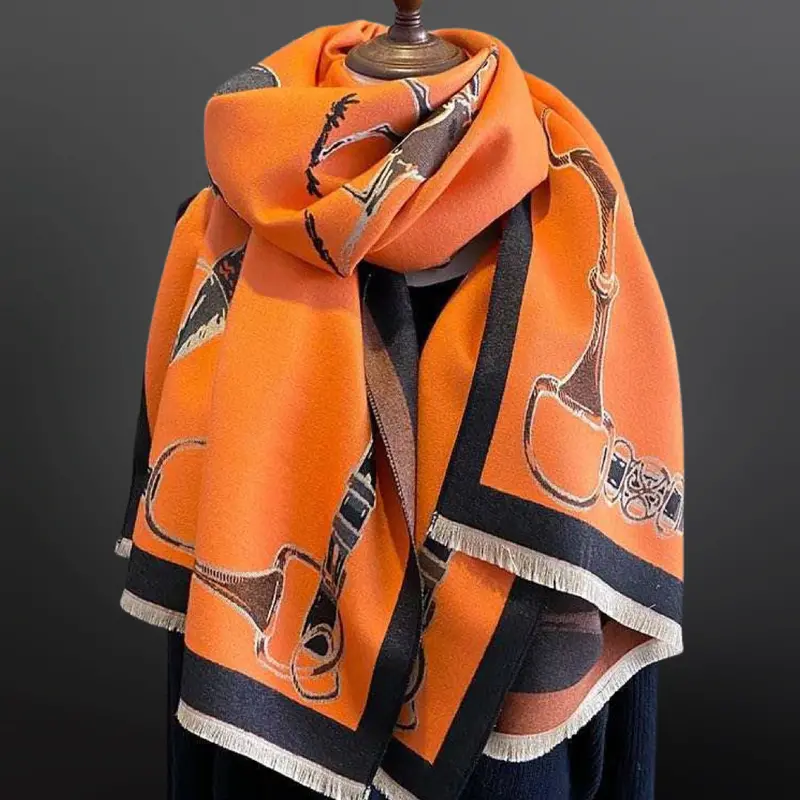 Fox Hunter Jumper English Side Saddle Equestrian Horse Scarf 2