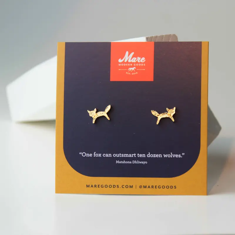 Foxy Studs Gold 2