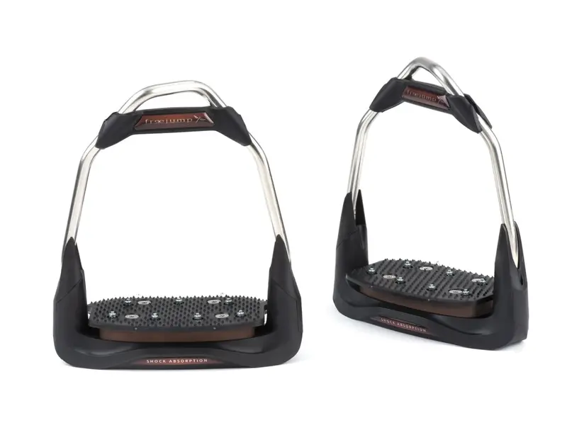 Freejump Air’s Ergonomic Stirrups – Lightweight Alloy with Shock Absorption