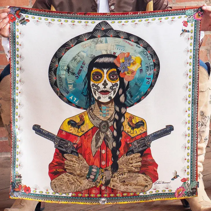 Fringe Scarves Off White Vaquera Rooster 1