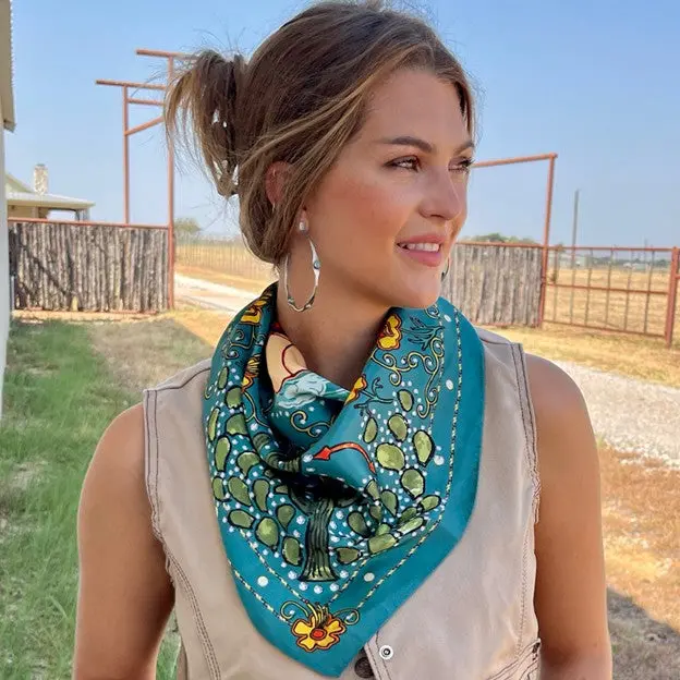 Fringe Scarves Turquoise Porter Scarf 2
