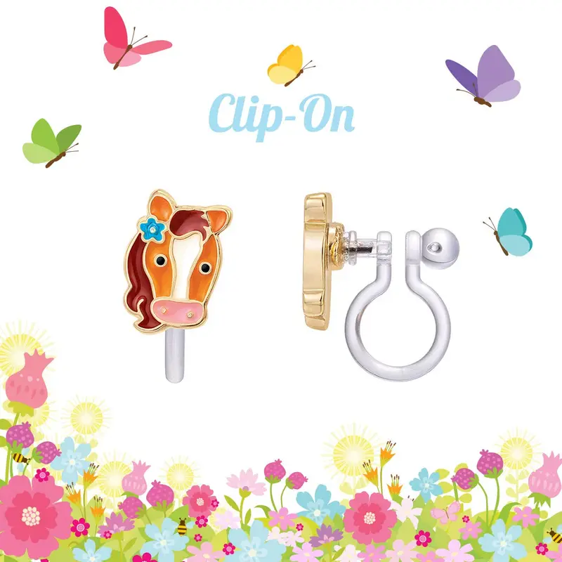 Girl Nation - Clip On Cutie Earrings | Pretty Pony 1