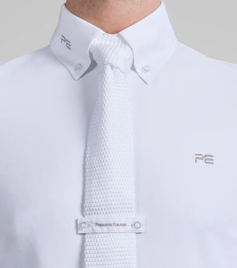 Giulio Men's Long Sleeve Show Shirt White 4