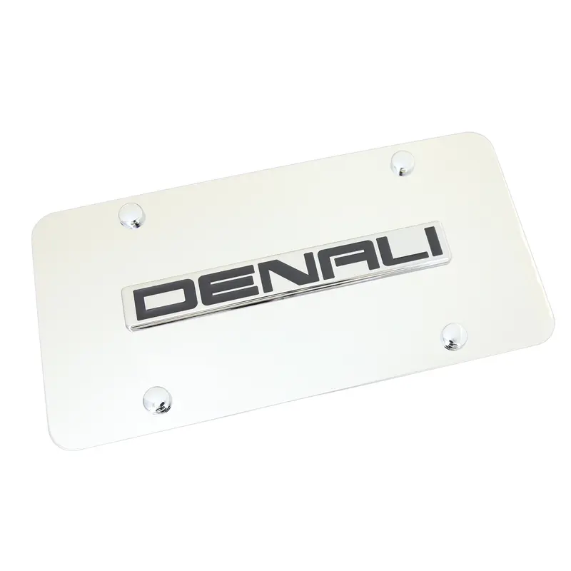 Gmc Denali License Plate (Chrome) 1
