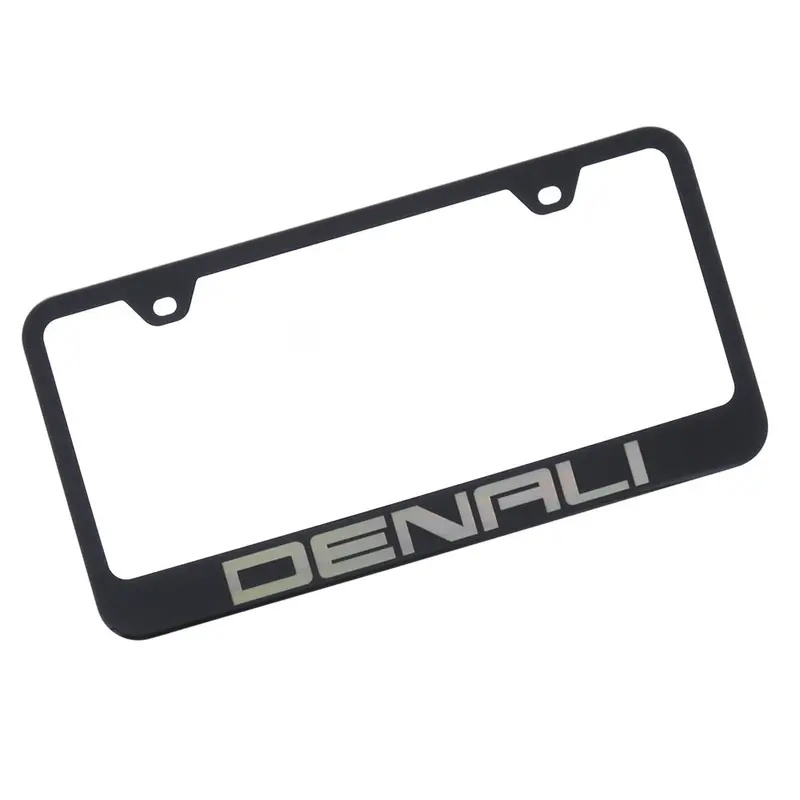 Gmc Denali License Plate Frame (Black) 1