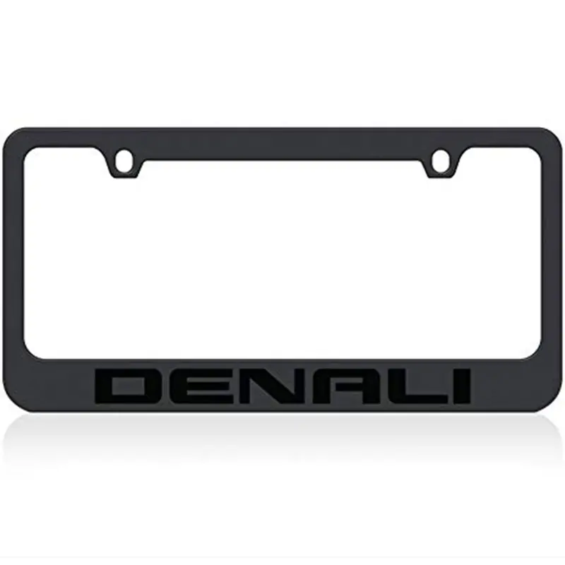 Gmc Denali License Plate Frame (Black) 1