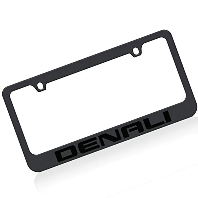 Gmc Denali License Plate Frame (Black) 2