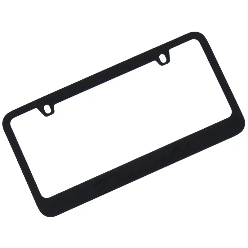 Gmc Denali Script License Plate Frame (Black) 1
