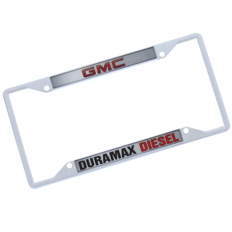 Gmc Duramax Diesel Logo License Plate Frame (Chrome) 1