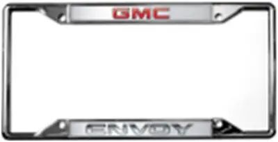 Gmc Envoy Logo License Plate Frame (Chrome) 1