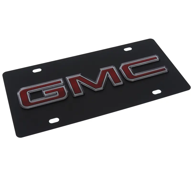 Gmc Logo License Plate (Carbon Black) 2
