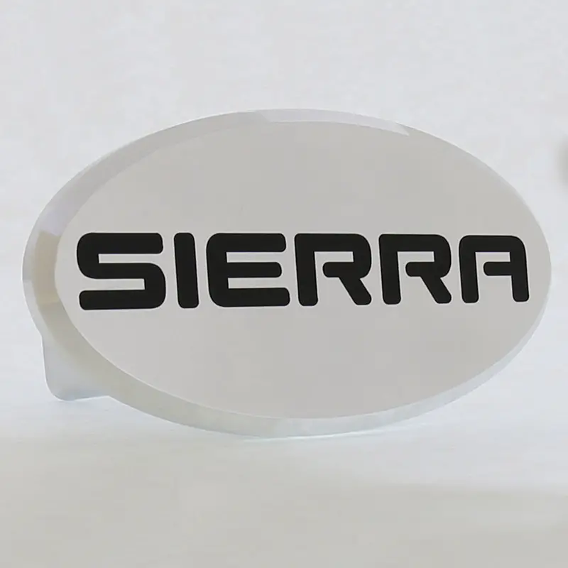 Gmc Sierra Oval Hitch Cover (Chrome) 1