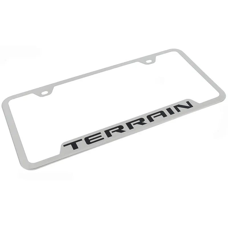 Gmc Terrain License Plate Frame (Chrome) 2