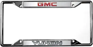Gmc Yukon License Plate Frame (Black) 1
