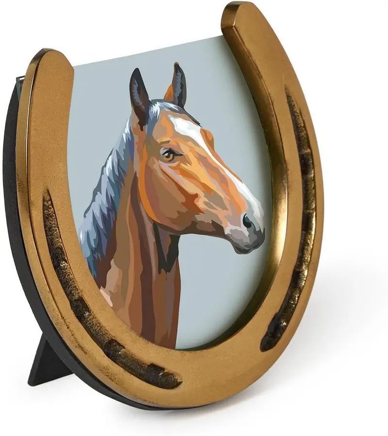 Gold Horseshoe Picture Frame 1