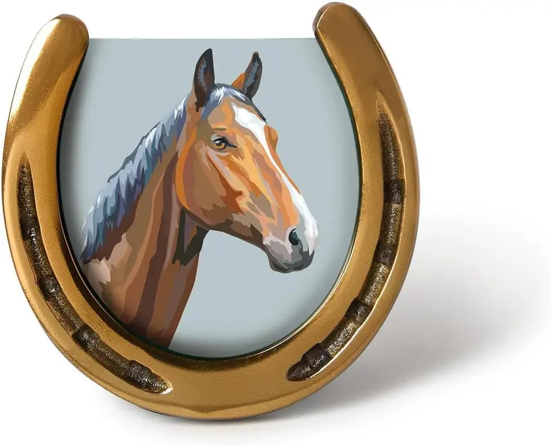 Gold Horseshoe Picture Frame 2