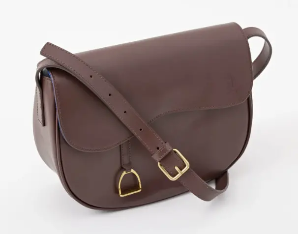 Grey Fox Designs Keegan Leather Saddle Purse 1