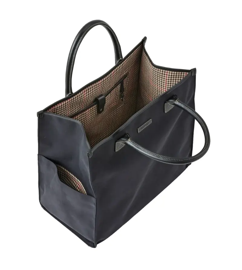 Grey Fox Designs Tall Tote Microfiber Black 1