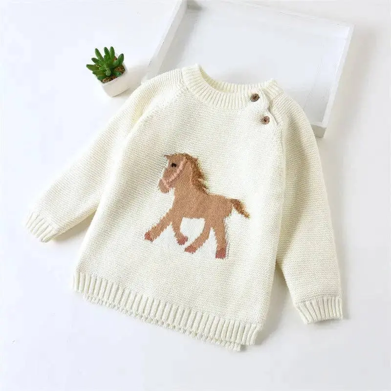 Gwenny Horse Sweater - Toddler Size! 1