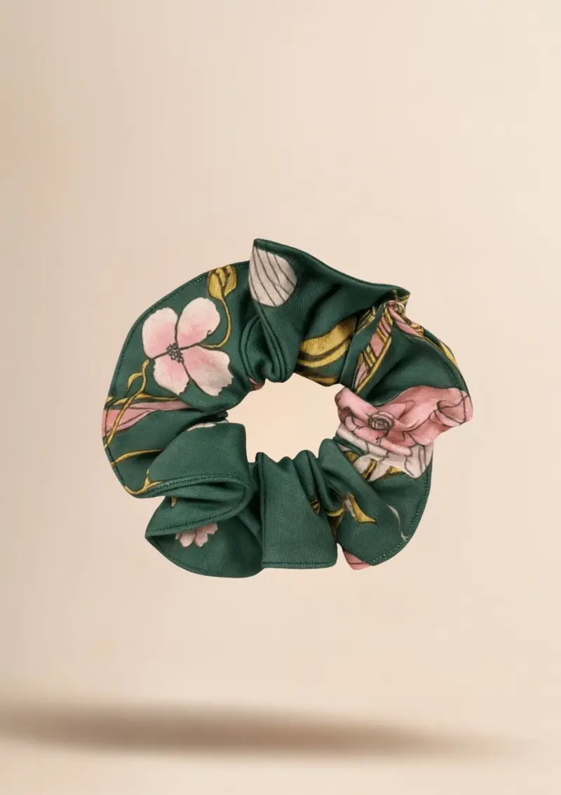 Hair Scrunchie | Herbaria Print 1