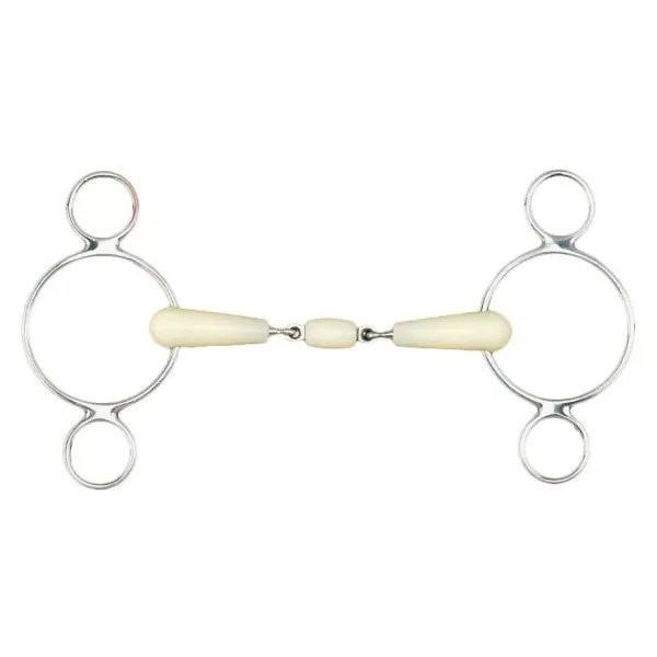 Happy Mouth 2-Ring Double Jointed Gag Bit 1
