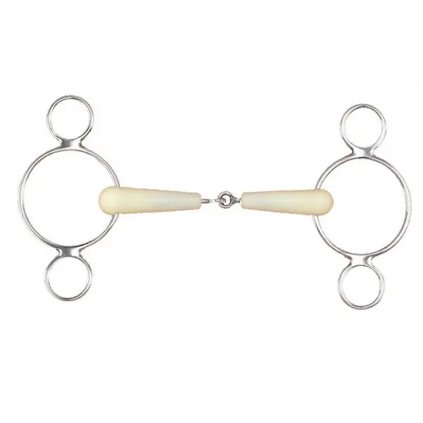 Happy Mouth 2 Ring Jointed Mouth Gag Bit 1