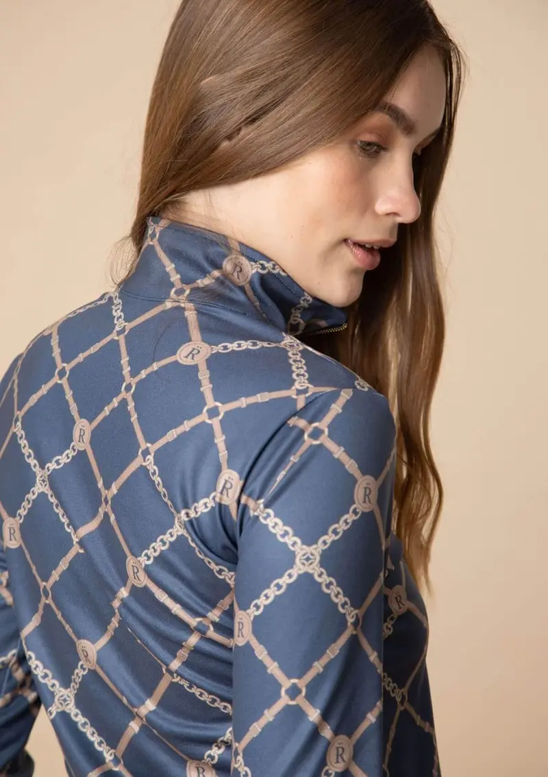 Harmony Q-Zip | Long Sleeve | Beltina Print 1