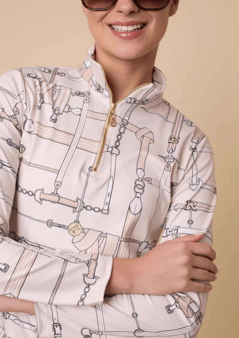 Harmony Q-Zip | Long Sleeve | Jubilea Print 6