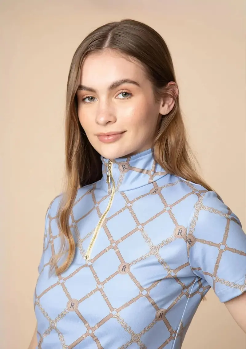 Harmony Q-Zip | Short Sleeve | Beltina Print 10