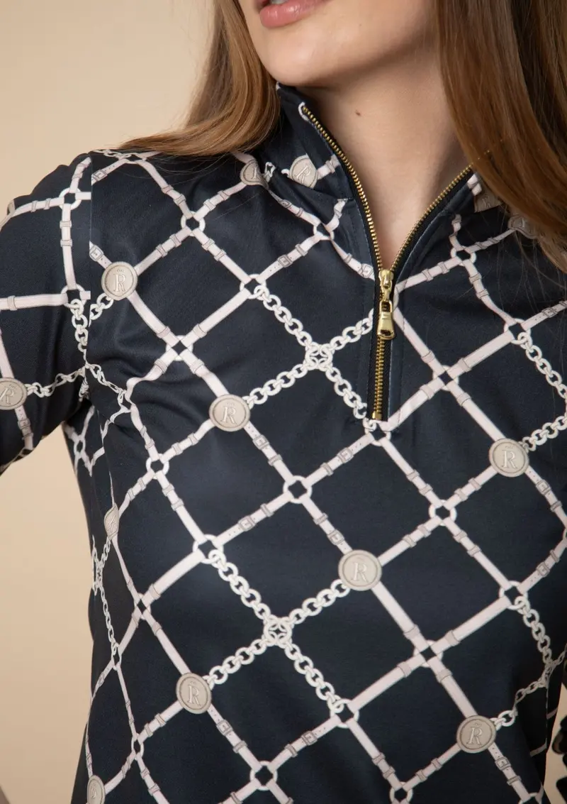 Harmony Q-Zip | Short Sleeve | Beltina Print 13