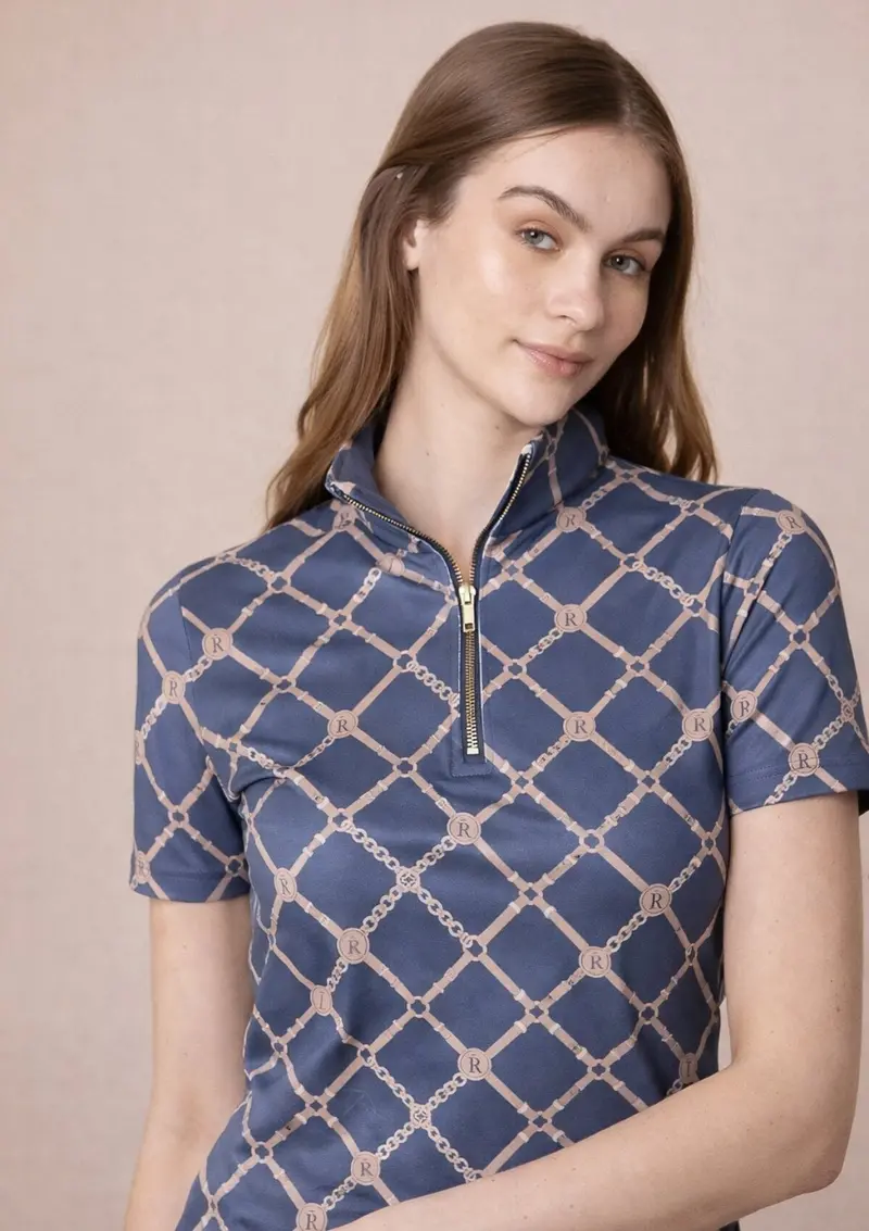 Harmony Q-Zip | Short Sleeve | Beltina Print 14