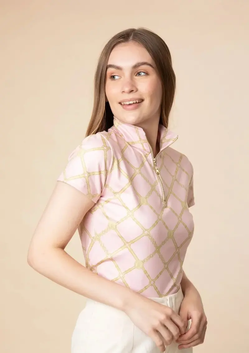 Harmony Q-Zip | Short Sleeve | Beltina Print 2