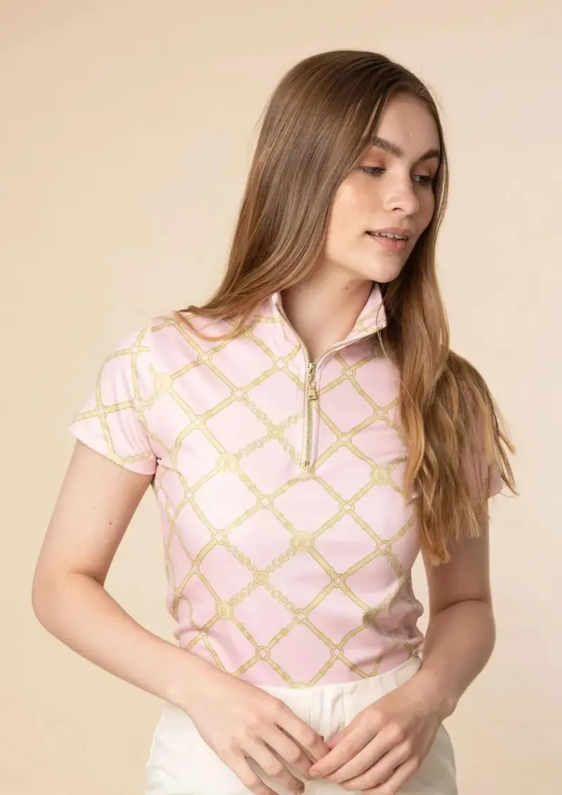 Harmony Q-Zip | Short Sleeve | Beltina Print 4